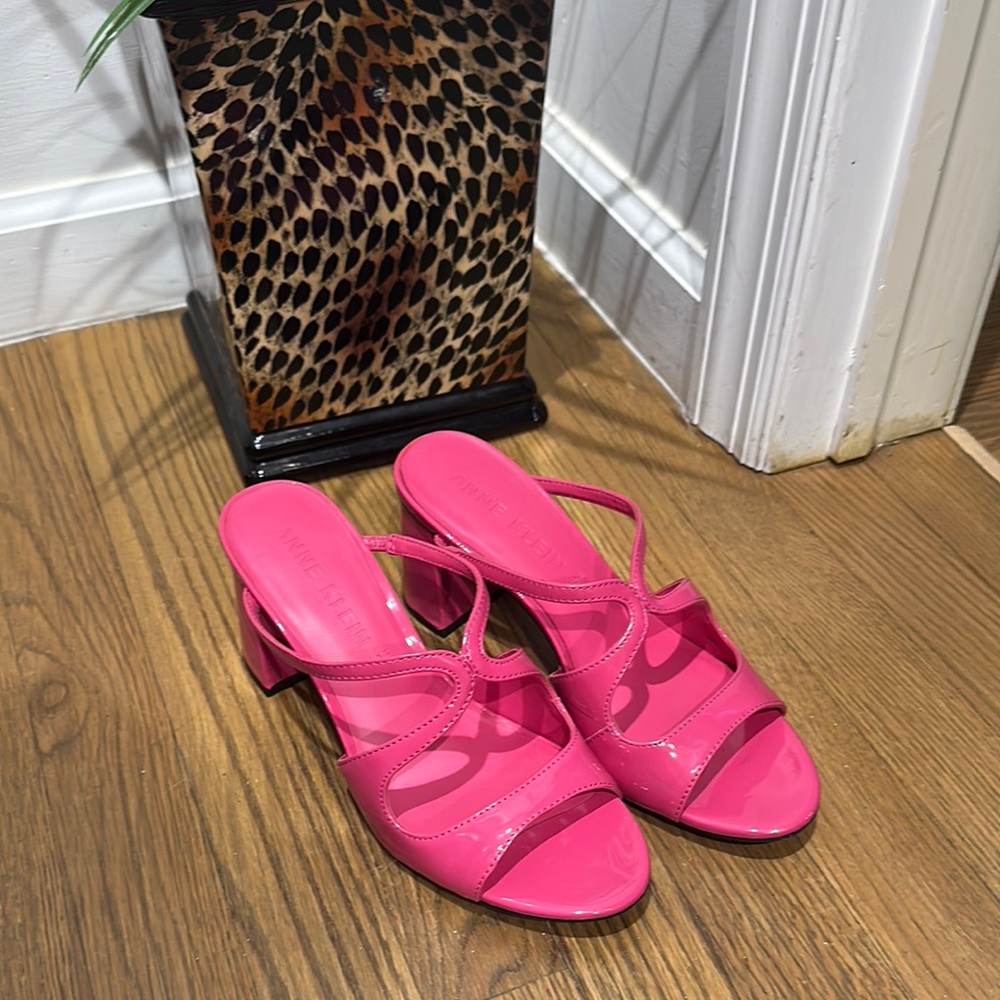 Stylish Pink block heel sandals